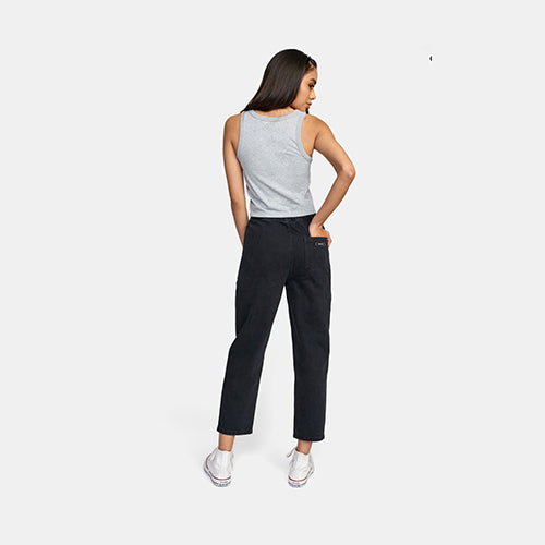 RVCA W Scrunchie Denim Pants
