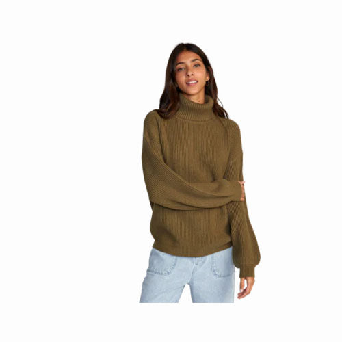 RVCA Women's Vineyard Turtleneck Sweater
