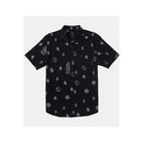 RVCA Men's Hippy Bits Short Sleeve Shirt