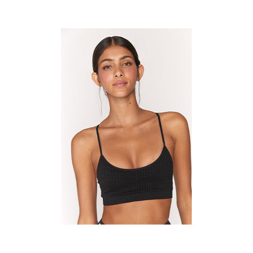 Spiritual Gangster Wide Rib Scoop Bra