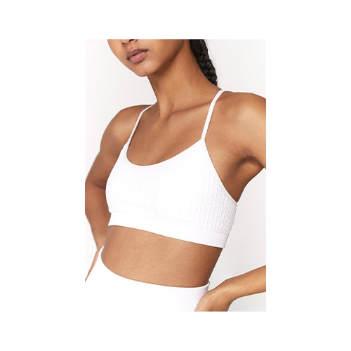 Spiritual Gangster Wide Rib Scoop Bra