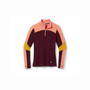 Smartwool Women's Classic Thermal Merino Base Layer Colorblock 1/4 Zip
