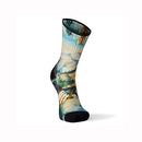 Smartwool Men's Hike Light Cushion Mountain Print Crew Socks