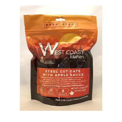 West Coast Kitchen Steel Cut Oats with Apple Sauce