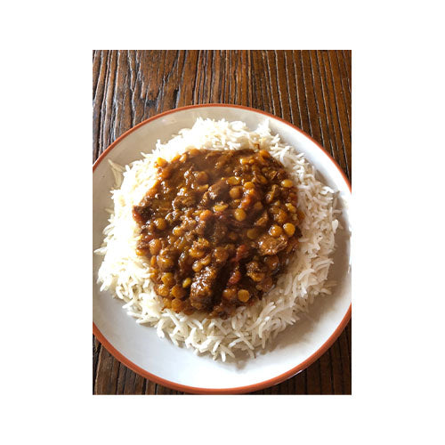West Coast Kitchen Stewed Beef with Apricot and Yellow Split Peas