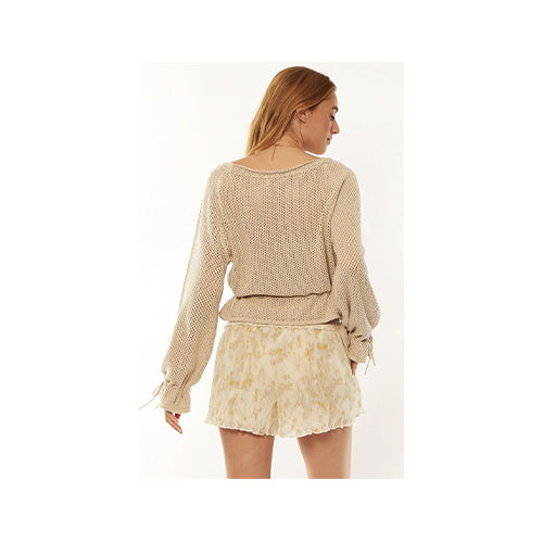 Amuse Women's Turpel Long Sleeve Knit Sweater