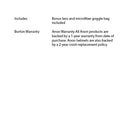 2021 Anon Men's M3 Goggle + Bonus Lens