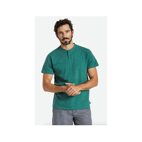 Brixton Men's Slub Henley Short Sleeve