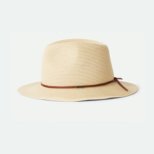 Brixton Wesley Straw Packable Fedora