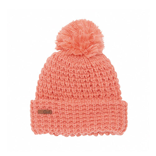 Coal The Kate Waffle Kit Pom Beanie