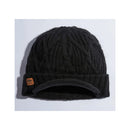 The Yukon Cable Knit Wool Brim Beanie