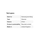 Grangers Footwear + Gear Cleaner 275mL