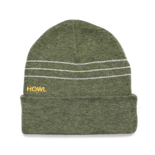 Howl Striped Reflective Beanie