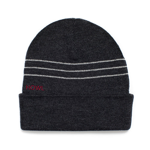 Howl Striped Reflective Beanie