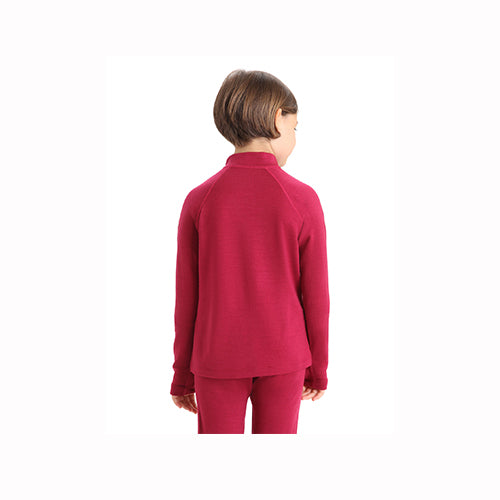 Icebreaker Kids' Merino 260 Tech Long Sleeve Half Zip Thermal Top