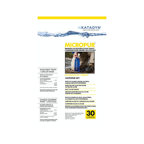 Katadyn Micropur MP1 - 30pk
