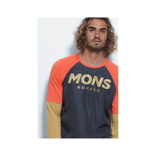 Mons Royale Men's Tarn Freeride Long Sleeve Wind Jersey