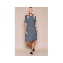 Orb Heather - Luxe Jersey Boyfriend Tee Dress