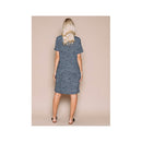 Orb Heather - Luxe Jersey Boyfriend Tee Dress