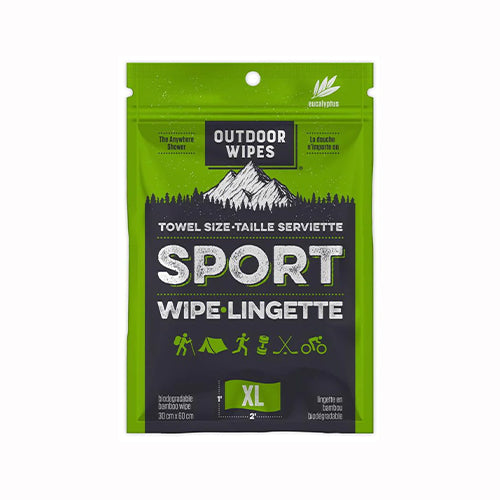 Outdoor Wipes Biodegradable Bamboo Sport Wipes