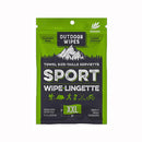 Outdoor Wipes Biodegradable Bamboo Sport Wipes