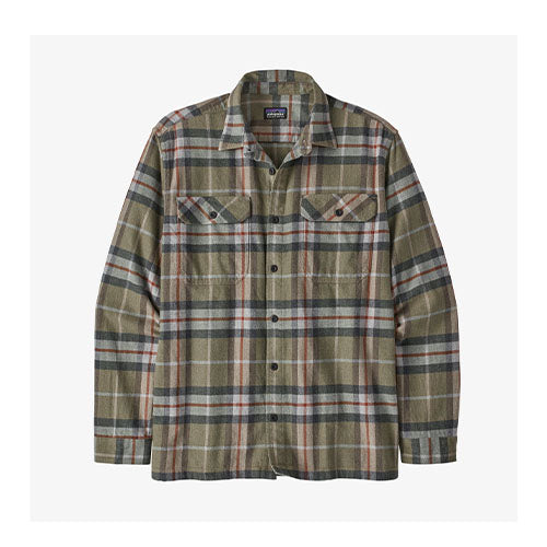 Patagonia Men's Long Sleeve Cotton Midweight Fjord Flannel