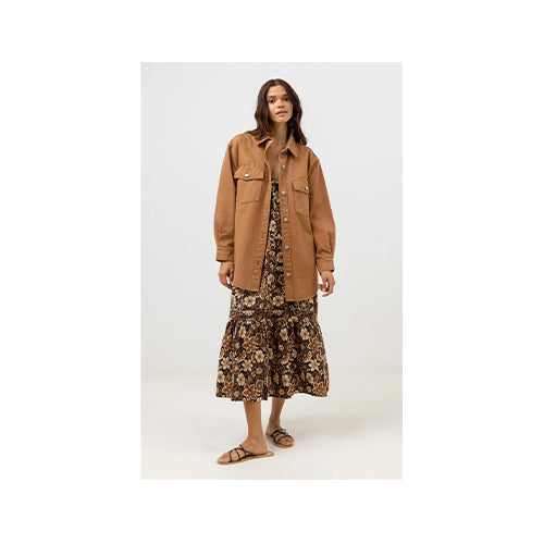 Rhythm Claude Drill Shacket