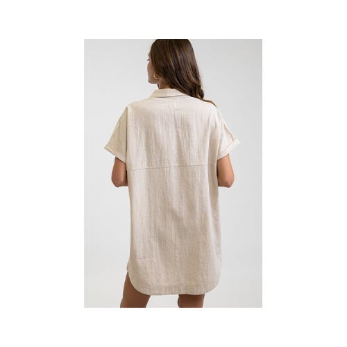 Rhythm Women's Linen Shirt Dress