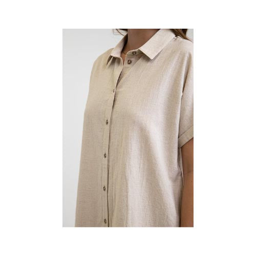 Rhythm Women's Linen Shirt Dress