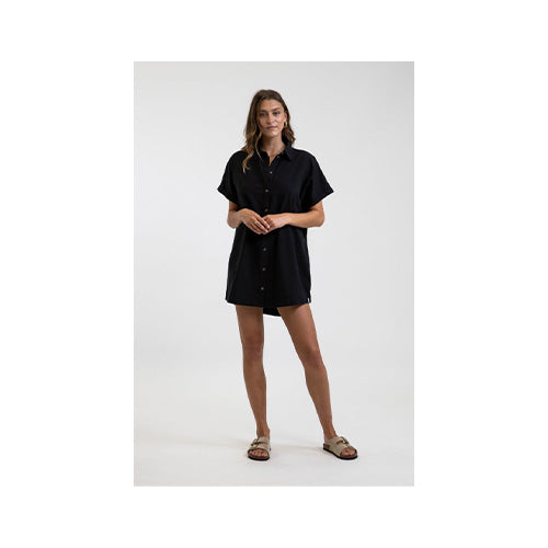 Rhythm Women's Linen Shirt Dress