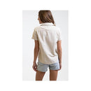 Rhythm Women's Linen Cuffed Button Up Shirt