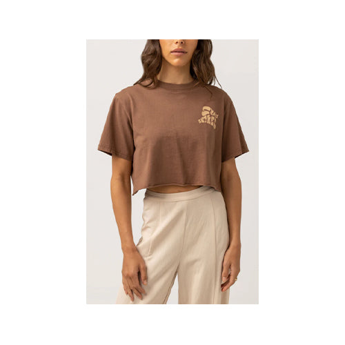 Rhythm Sunbather Cut Off Boyfriend Tee