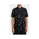 RVCA Men's Hippy Bits Short Sleeve Shirt