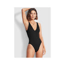 Seafolly Sea Dive Deep V Neck Maillot