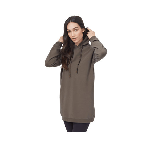 Ten Tree Women's Oversized French Terry Hoodie Dress