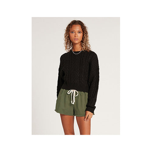 Volcom Women's Cable Babe Sweater